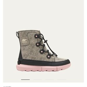Sorel Kids' Black and Pink Boots